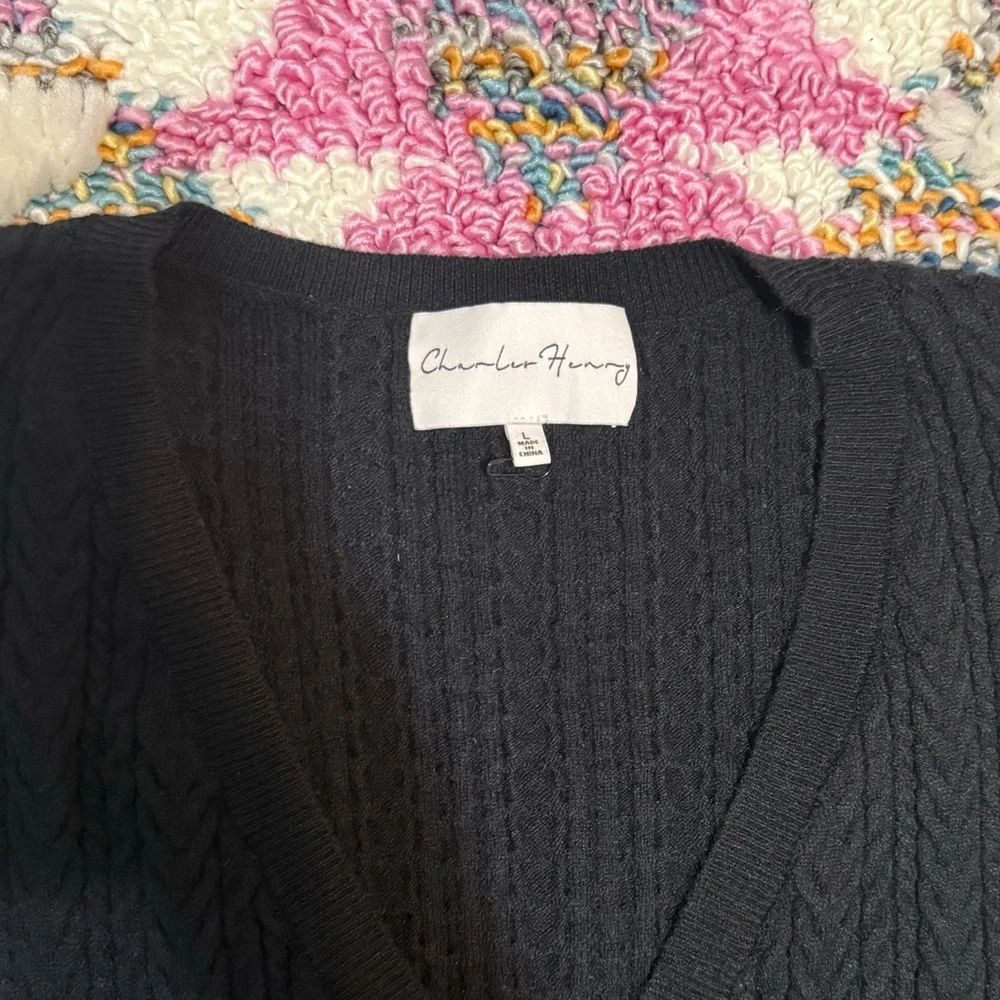 Charles Henry Black Long Sleeve Dress - Picture 4 of 7